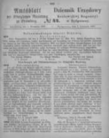 Amtsblatt der K&ouml;niglichen Preussischen Regierung zu Bromberg. 1867.11.01 No.44