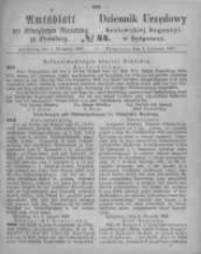 Amtsblatt der Königlichen Preussischen Regierung zu Bromberg. 1867.11.01 No.44