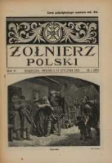 Żołnierz Polski : pismo poświęcone czynowi i doli żołnierza polskiego. R.4 1922 nr3
