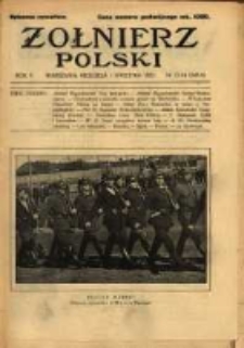 Żołnierz Polski : pismo poświęcone czynowi i doli żołnierza polskiego. R.5 1923 nr13-14