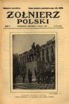 Żołnierz Polski : pismo poświęcone czynowi i doli żołnierza polskiego. R.5 1923 nr19