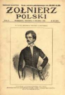 Żołnierz Polski : pismo poświęcone czynowi i doli żołnierza polskiego. R.5 1923 nr49