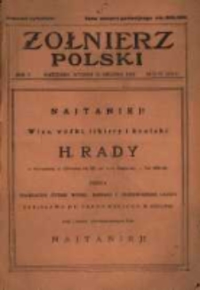 Żołnierz Polski : pismo poświęcone czynowi i doli żołnierza polskiego. R.5 1923 nr51-52