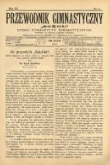 Przewodnik Gimnastyczny "Sokół": organ Towarzystw Gimnastycznych 1889.04 R.9 Nr4