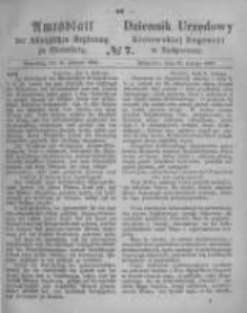 Amtsblatt der Königlichen Preussischen Regierung zu Bromberg. 1867.02.15 No.7