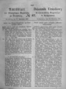 Amtsblatt der Königlichen Preussischen Regierung zu Bromberg. 1869.09.10 No.37