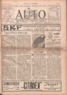 Auto: ilustrowane czasopismo sportowo-techniczne: automobilizm, lotnictwo, sporty 1923.08.15 R.2 Nr16