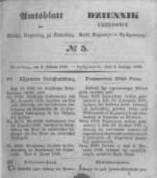Amtsblatt der Königlichen Preussischen Regierung zu Bromberg. 1848.02.04 No.5