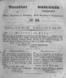 Amtsblatt der K&ouml;niglichen Preussischen Regierung zu Bromberg. 1848.03.31 No.13
