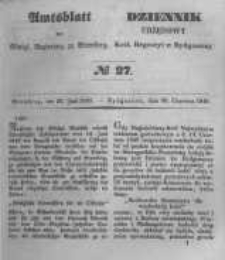 Amtsblatt der Königlichen Preussischen Regierung zu Bromberg. 1848.06.30 No.27