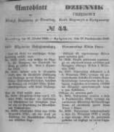 Amtsblatt der Königlichen Preussischen Regierung zu Bromberg. 1848.10.27 No.44