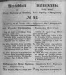Amtsblatt der Königlichen Preussischen Regierung zu Bromberg. 1848.11.17 No.47