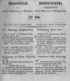 Amtsblatt der Königlichen Preussischen Regierung zu Bromberg. 1848.12.08 No.50