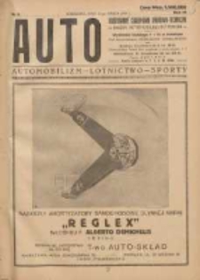 Auto: ilustrowane czasopismo sportowo-techniczne: organ Automobilklubu Polski: automobilizm, lotnictwo, sporty 1924.03.15 R.3 Nr6