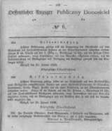 Oeffentlicher Anzeiger zum Amtsblatt No.6 der Königl. Preuss. Regierung zu Bromberg. 1848