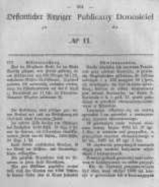 Oeffentlicher Anzeiger zum Amtsblatt No.11 der Königl. Preuss. Regierung zu Bromberg. 1848
