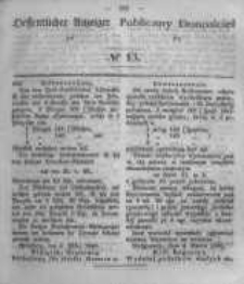 Oeffentlicher Anzeiger zum Amtsblatt No.13 der Königl. Preuss. Regierung zu Bromberg. 1848