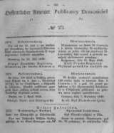 Oeffentlicher Anzeiger zum Amtsblatt No.23 der Königl. Preuss. Regierung zu Bromberg. 1848