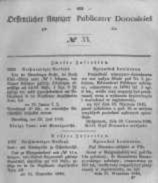 Oeffentlicher Anzeiger zum Amtsblatt No.33 der Königl. Preuss. Regierung zu Bromberg. 1848