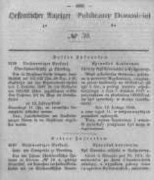 Oeffentlicher Anzeiger zum Amtsblatt No.39 der Königl. Preuss. Regierung zu Bromberg. 1848