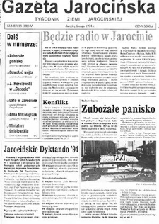 Gazeta Jarocińska 1994.05.06 Nr18(188)