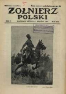 Żołnierz Polski : pismo poświęcone czynowi i doli żołnierza polskiego. R.6 1924 nr36