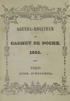 Raptularzyk Leonarda Niedźwieckiego zawierający zapiski dzienne z roku 1853