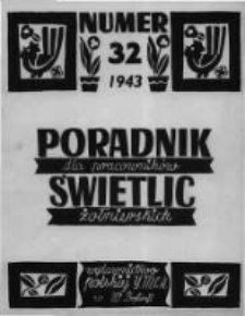 Poradnik dla Pracowników Świetlic Żołnierskich. 1943 R.3 nr32