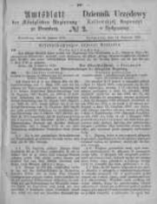 Amtsblatt der Königlichen Preussischen Regierung zu Bromberg. 1870.01.14 No.2