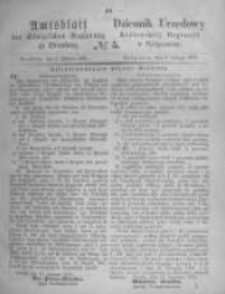 Amtsblatt der Königlichen Preussischen Regierung zu Bromberg. 1870.02.04 No.5