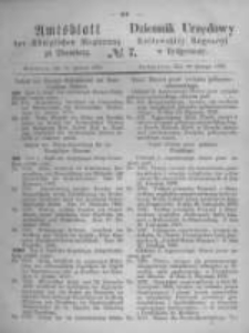 Amtsblatt der Königlichen Preussischen Regierung zu Bromberg. 1870.02.18 No.7