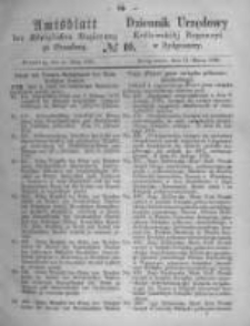 Amtsblatt der K&ouml;niglichen Preussischen Regierung zu Bromberg. 1870.03.11 No.10