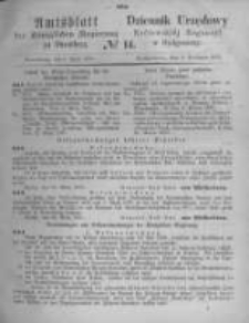 Amtsblatt der Königlichen Preussischen Regierung zu Bromberg. 1870.04.08 No.14