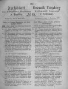 Amtsblatt der Königlichen Preussischen Regierung zu Bromberg. 1870.04.15 No.15