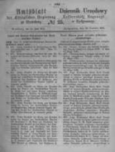Amtsblatt der K&ouml;niglichen Preussischen Regierung zu Bromberg. 1870.06.24 No.25