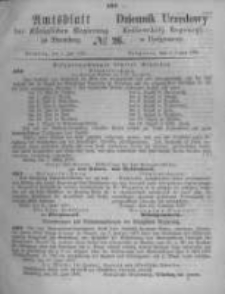 Amtsblatt der K&ouml;niglichen Preussischen Regierung zu Bromberg. 1870.07.01 No.26