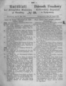 Amtsblatt der Königlichen Preussischen Regierung zu Bromberg. 1870.07.22 No.29