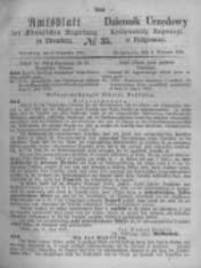 Amtsblatt der K&ouml;niglichen Preussischen Regierung zu Bromberg. 1870.09.02 No.35