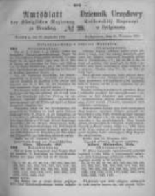 Amtsblatt der K&ouml;niglichen Preussischen Regierung zu Bromberg. 1870.10.07 No.40