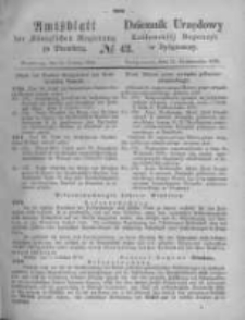 Amtsblatt der K&ouml;niglichen Preussischen Regierung zu Bromberg. 1870.10.21 No.42