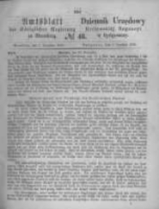 Amtsblatt der K&ouml;niglichen Preussischen Regierung zu Bromberg. 1870.12.02 No.48