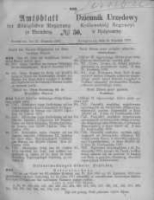 Amtsblatt der K&ouml;niglichen Preussischen Regierung zu Bromberg. 1870.12.16 No.50