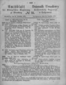 Amtsblatt der Königlichen Preussischen Regierung zu Bromberg. 1870.12.23 No.51