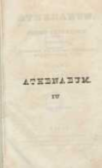 Athenauem: pismo poświęcone historii, literaturze, sztukom, krytyce itd. 1842 Nr4