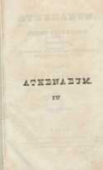Athenauem: pismo poświęcone historii, literaturze, sztukom, krytyce itd. 1842 Nr4
