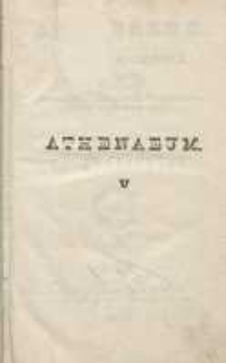 Athenauem: pismo poświęcone historii, literaturze, sztukom, krytyce itd. 1842 Nr5