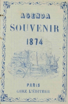 Raptularzyk Leonarda Niedźwieckiego zawierający zapiski dzienne z roku 1874