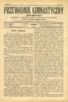 Przewodnik Gimnastyczny "Sok&oacute;ł": organ Towarzystw Gimnastycznych 1890.06 R.10 Nr6