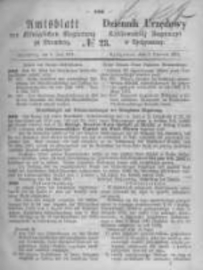 Amtsblatt der Königlichen Preussischen Regierung zu Bromberg. 1871.06.09 No.23