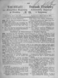 Amtsblatt der Königlichen Preussischen Regierung zu Bromberg. 1871.06.09 No.23